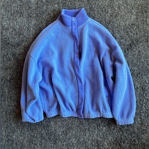 pacsun button fleece